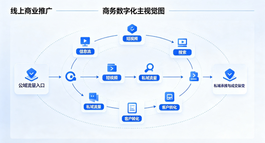 砀山县线上商业推广怎么做？全域流量闭环搭建与低成本转化实战指南